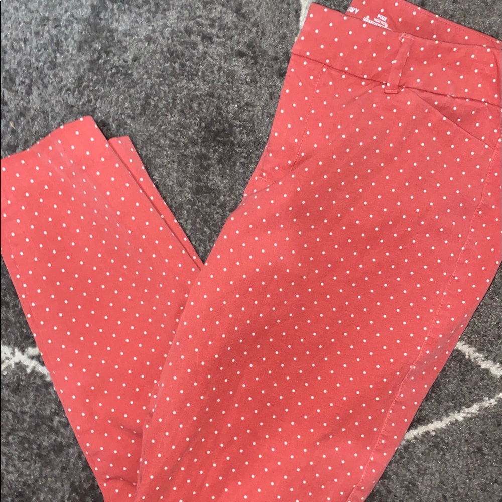 Old Navy Polka Dot Pixie Pants